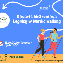 Zapisz się na mistrzostwa Legnicy w nordic walking