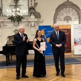 powiększ zdjęcie: Grand Prix konkursu Młody Paganini dla Marie Helling