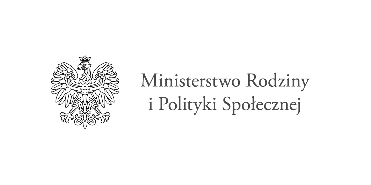 Logotyp Ministerstwa Rodziny i Polityki Społecznej.