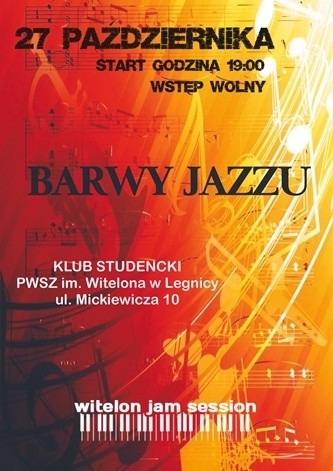 Barwy Jazzu zainaugurują Witelon Jam Session