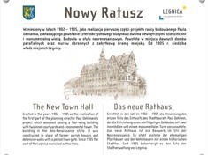 Tablice informacyjne na szlaku legnickich zabytków