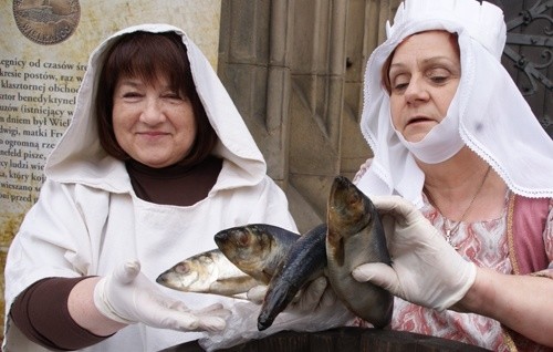 Tradycyjny „Śledź, chleb i grosz” w centrum Legnicy