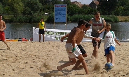 Piłka plażowa na Kormoranie