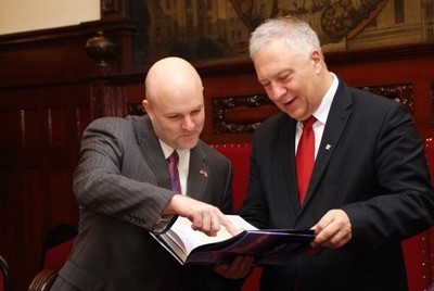 Konsul Stanów Zjednoczonych z wizytą w Legnicy
