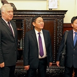 Ambasador Mongolii z wizytą w Legnicy