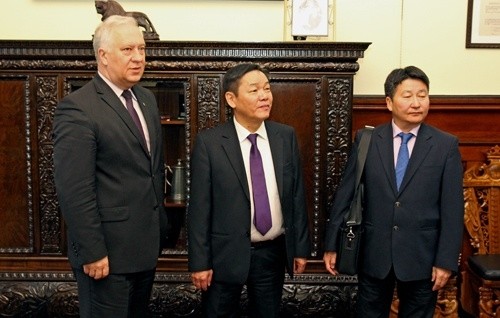 Ambasador Mongolii z wizytą w Legnicy