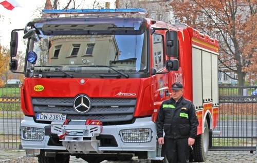 Mercedes dla strażaków
