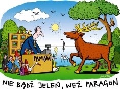NIE BĄDŹ JELEŃ, WEŹ PARAGON