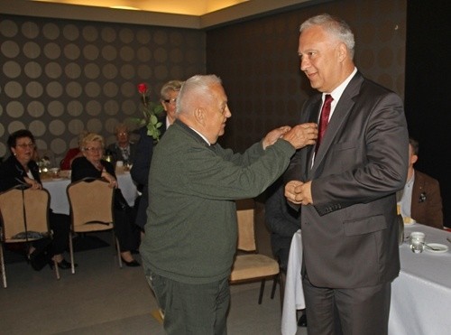 Seniorzy uhonorowali prezydenta