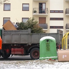 Ze zwiędłych choinek powstanie kompost