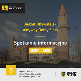 Dolnośląski Budżet Obywatelski. Ty też możesz zgłosić swój projekt