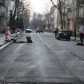 powiększ zdjęcie: Przebudowa ul. Mickiewicza. Zmiana organizacji ruchu