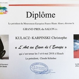 powiększ zdjęcie: Grand Prix Du Salon 2018 dla Krzysztofa Kułacza Karpińskiego