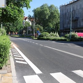 powiększ zdjęcie: Wrócił ruch na Mickiewicza. Nowa droga od Marynarskiej do Witelona