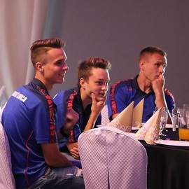 powiększ zdjęcie: Podziękowania i gratulacje dla Miedzi Legnica