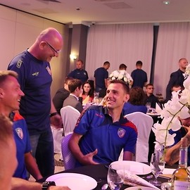 powiększ zdjęcie: Podziękowania i gratulacje dla Miedzi Legnica