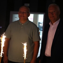 powiększ zdjęcie: Podziękowania i gratulacje dla Miedzi Legnica
