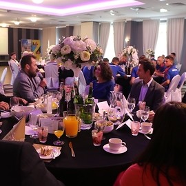 powiększ zdjęcie: Podziękowania i gratulacje dla Miedzi Legnica