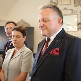 powiększ zdjęcie: Uroczysta sesja Rady Miejskiej