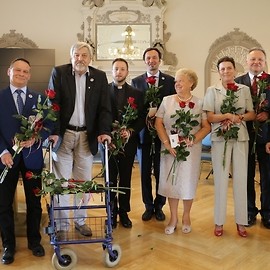 powiększ zdjęcie: Uroczysta sesja Rady Miejskiej
