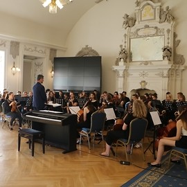 powiększ zdjęcie: Uroczysta sesja Rady Miejskiej