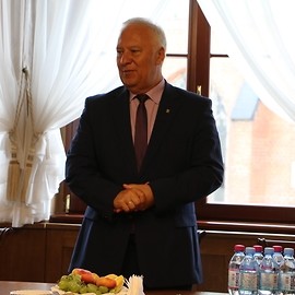 powiększ zdjęcie: Goście z Drohobycza odwiedzili nasze miasto i prezydenta