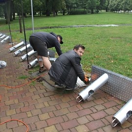 Rozpoczął się montaż stacji Legnickiego Roweru Miejskiego