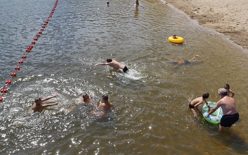 Dla ochłody wejdź do wody na naszych kąpieliskach