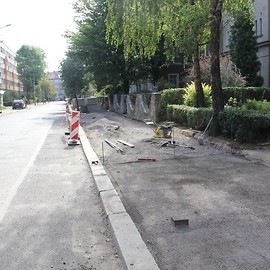 powiększ zdjęcie: LBO 2018. Przebudowa chodników na Piechoty, Artyleryjskiej i Saperów