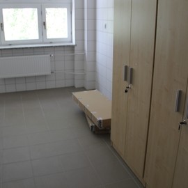 powiększ zdjęcie: Końcowe prace w przedszkolu i żłobku przy ul. Krzemienieckiej