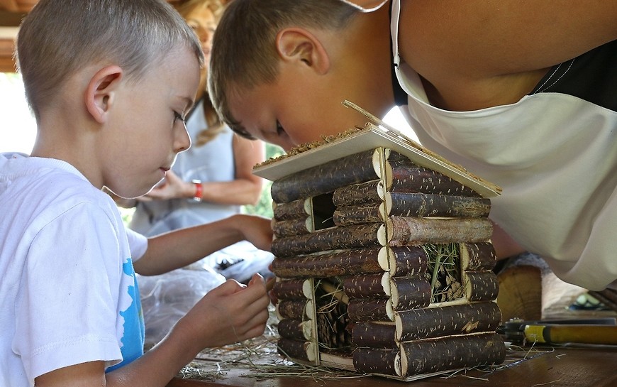 Legniczanie budowali domki dla owadów