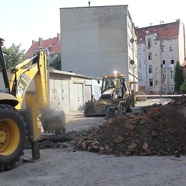 powiększ zdjęcie: Modernizacja podwórza przy ul. Anielewicza