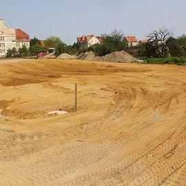 powiększ zdjęcie: Na Koperniku powstaje kolejny parking