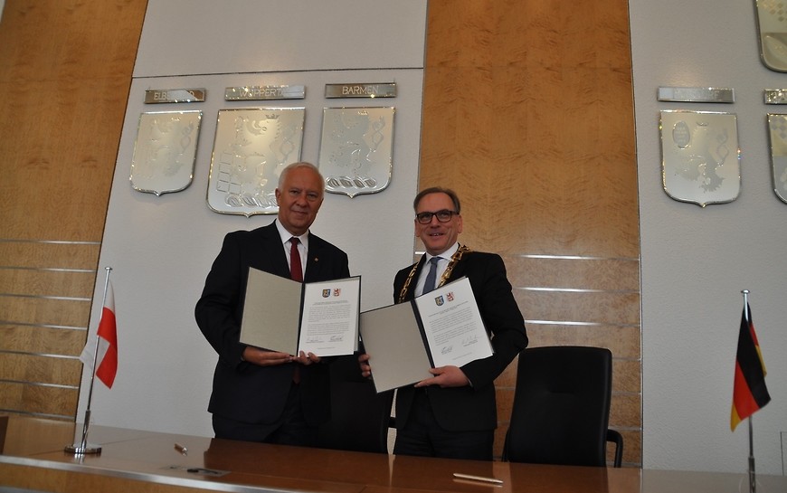 Partnerstwo miast potwierdzone w Wuppertalu