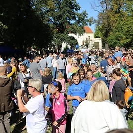 powiększ zdjęcie: Legniczanie cieszyli się pogodą, wypoczynkiem i latawcami