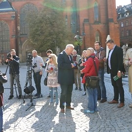 powiększ zdjęcie: Prezydent zachęca do głosowania w LBO: -Bierz sprawy w swoje ręce
