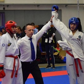 powiększ zdjęcie: Legniccy taekwondocy rewelacją Pucharu Europy w Rumunii