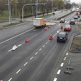 Przebudowa al. Piłsudskiego. Końcowe prace na jezdni południowej