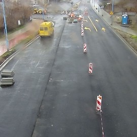Przebudowa ul. Leszczyńskiej. Zaawansowane prace na jezdni zachodniej