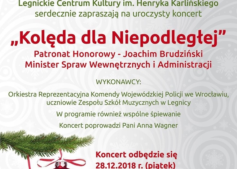 Będziemy kolędować dla Niepodległej