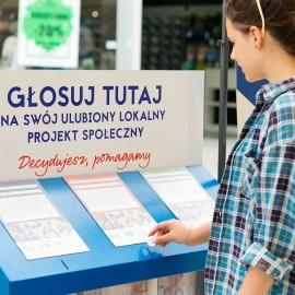 Zagłosuj na lokalną inicjatywę społeczną i zdobądź dla nich pieniądze
