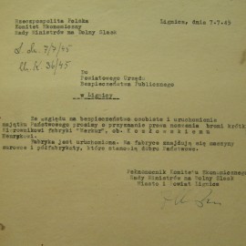 powiększ zdjęcie: Jak żyli i pracowali legniccy urzędnicy w 1945 r.? Poznaj historię miasta