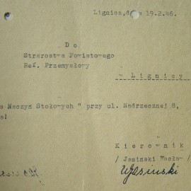 powiększ zdjęcie: Jak żyli i pracowali legniccy urzędnicy w 1945 r.? Poznaj historię miasta