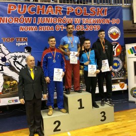 powiększ zdjęcie: Puchar Polski w Taekwondo - medalisci