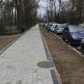 Przy al. Orła Białego mamy już nowy chodnik