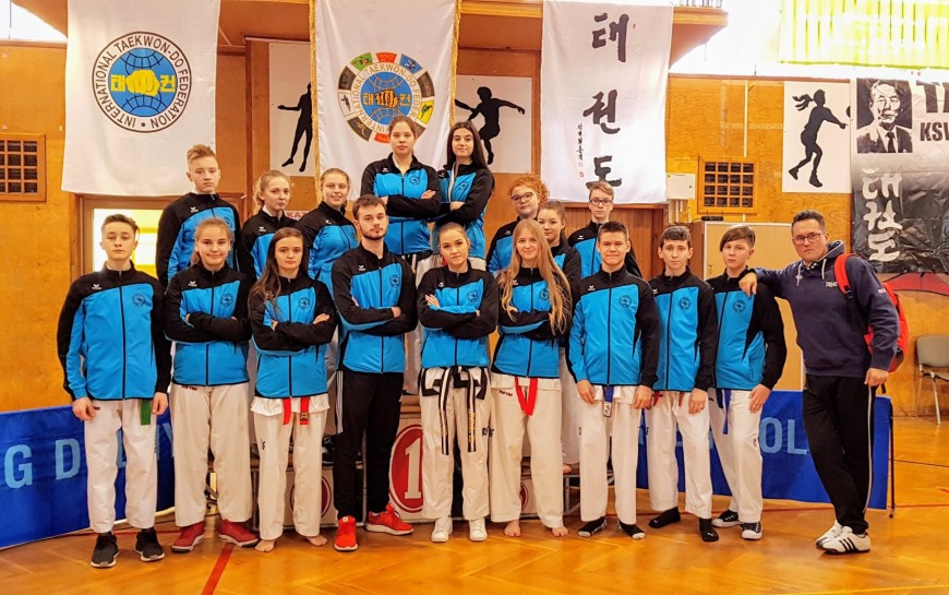 Legniccy taekwondocy pokazali swoją moc w Brzegu Dolnym