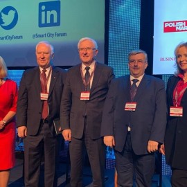 powiększ zdjęcie: Smart City Forum. Prezydent Krzakowski: - Dialog z mieszkańcami jest nieoceniony