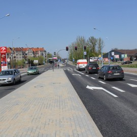 powiększ zdjęcie: Jeździmy już Leszczyńską. Zakończyła się przebudowa kolejnego odcinka tej ulicy