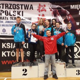 Młodzi legniccy karatecy błysnęli w na mistrzostwach Polski