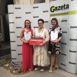 Miejskie Przedszkole nr 12 na medal w plebiscycie Gazety Wrocławskiej. Gratulujemy